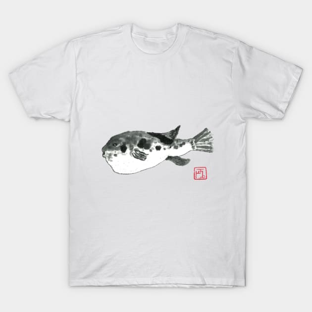 Puffer fish T-Shirt by Jaroslav Vend